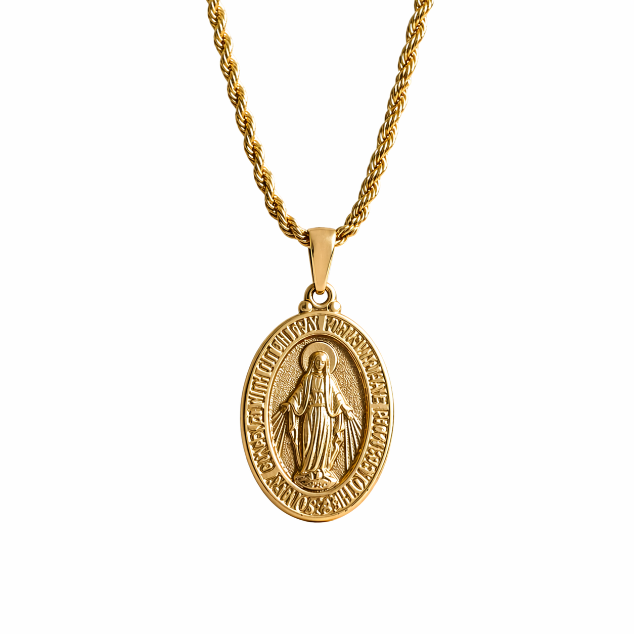 Colar Medalha de Nossa Senhora Das Graças