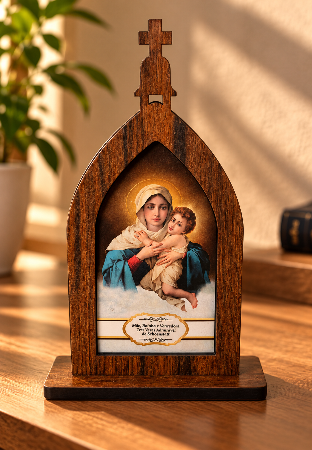 Capela Mãe Rainha - Com Oração 18cm