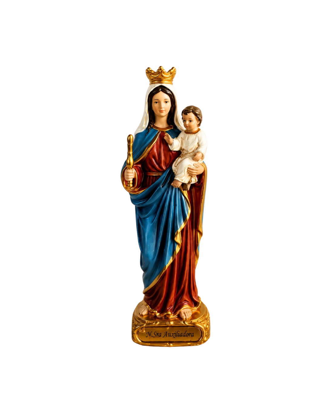 Imagem Nossa Senhora Auxiliadora - Resina 13cm