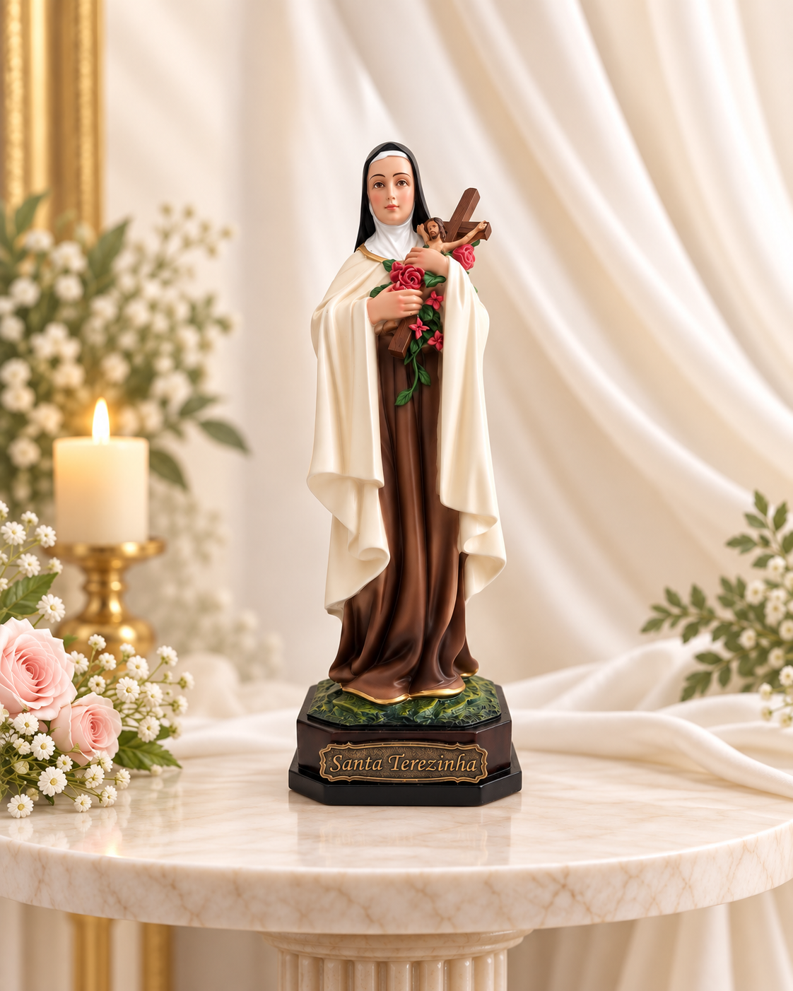 Imagem  Santa Teresinha 20cm