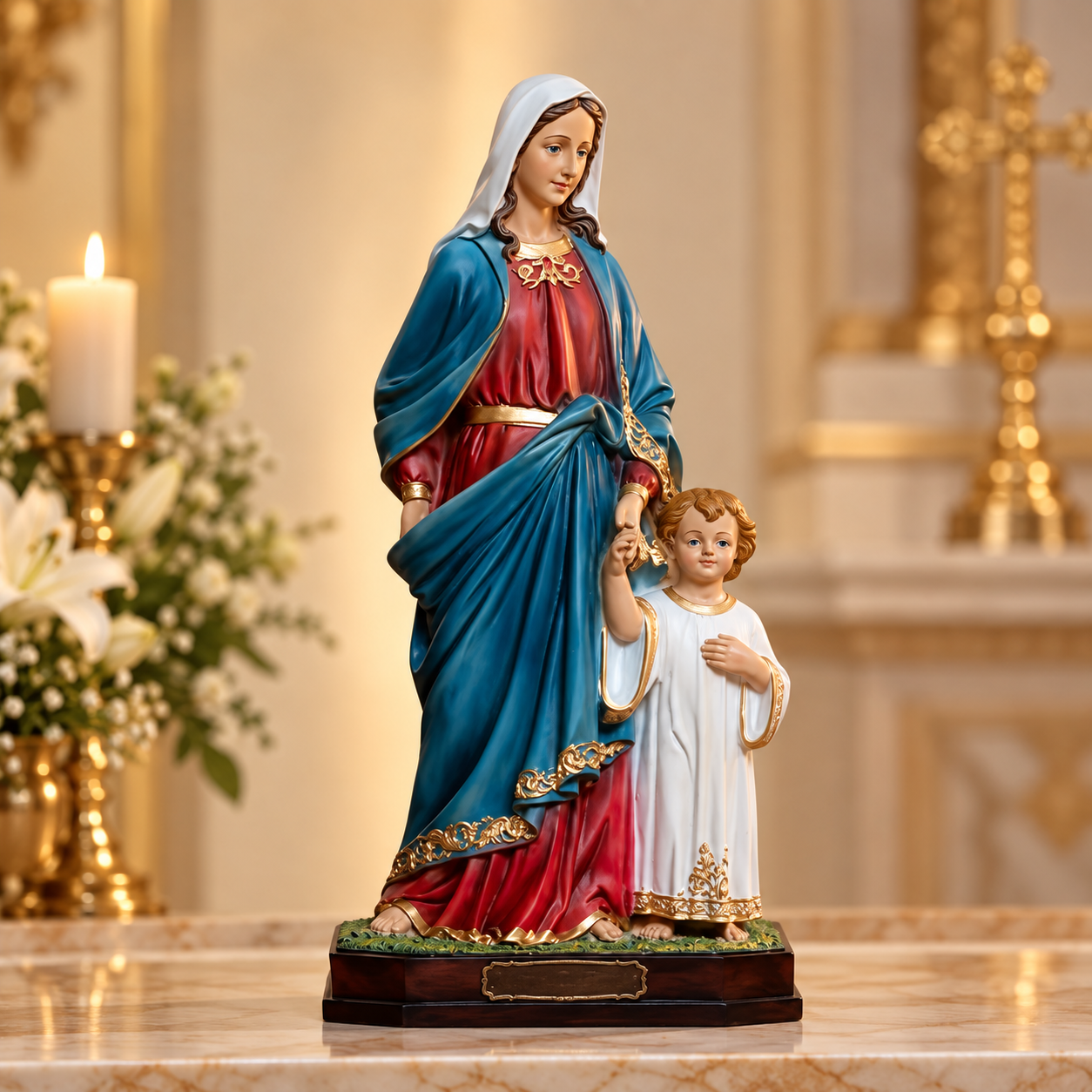 Imagem Maria Passa na Frente 20cm - Proteção e Intercessão para sua Casa