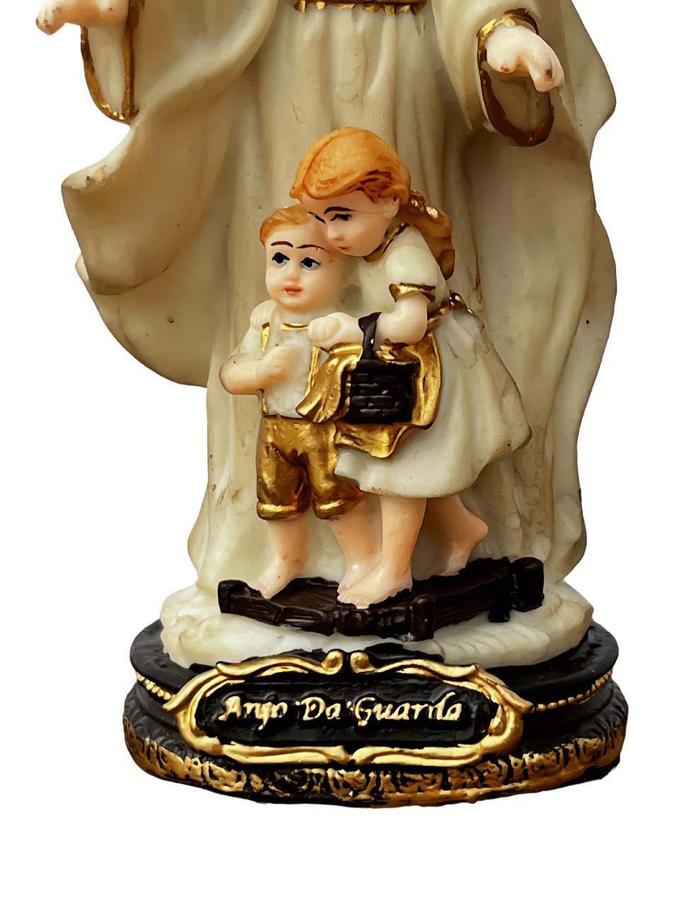 Imagem do Anjo da Guarda em Resina  - 15cm