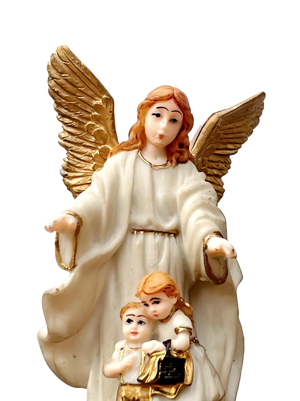 Imagem do Anjo da Guarda em Resina  - 15cm