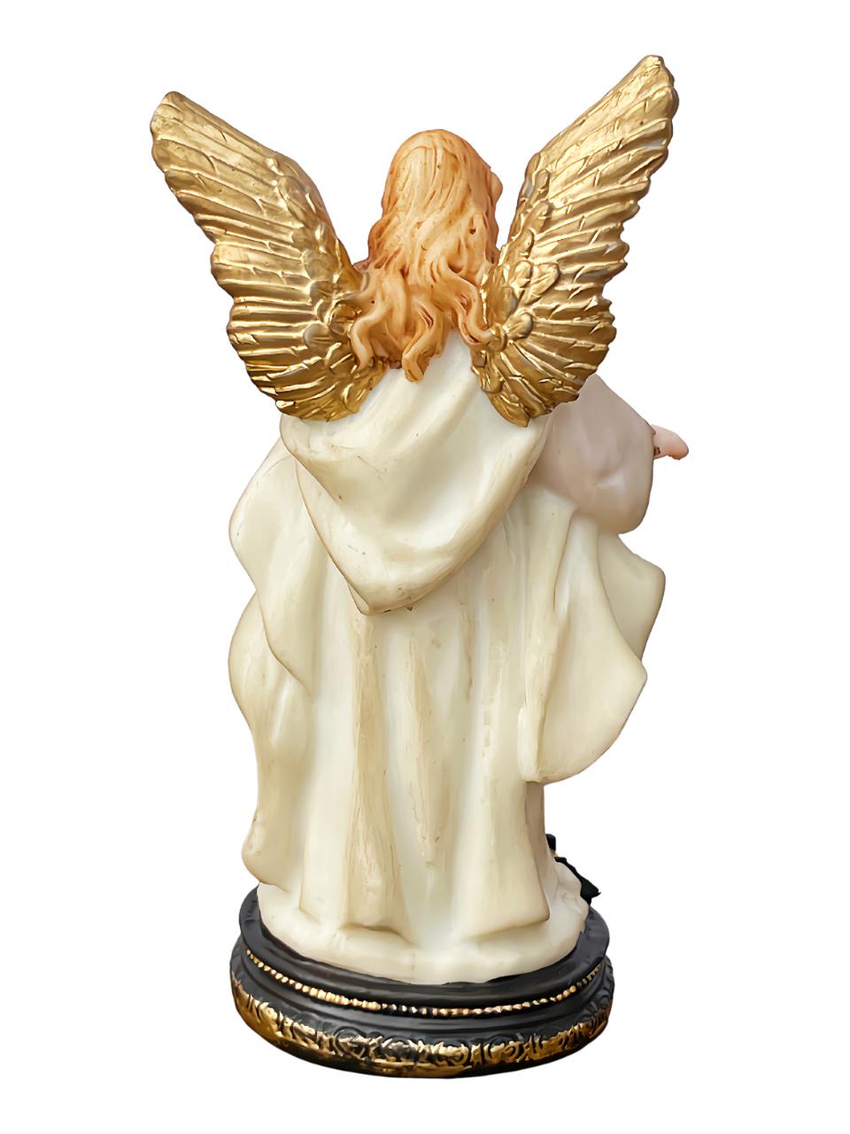 Imagem do Anjo da Guarda em Resina  - 15cm
