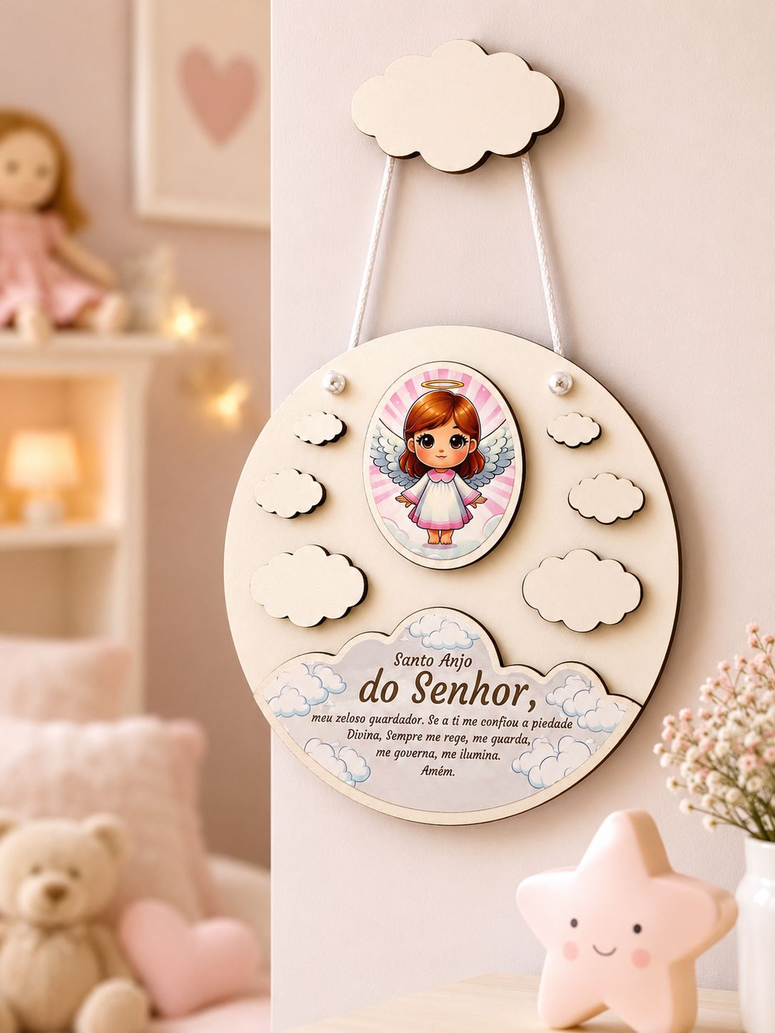Adorno Infantil Rosa