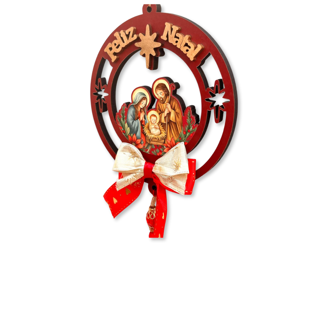 Guirlanda Natalina Vermelha