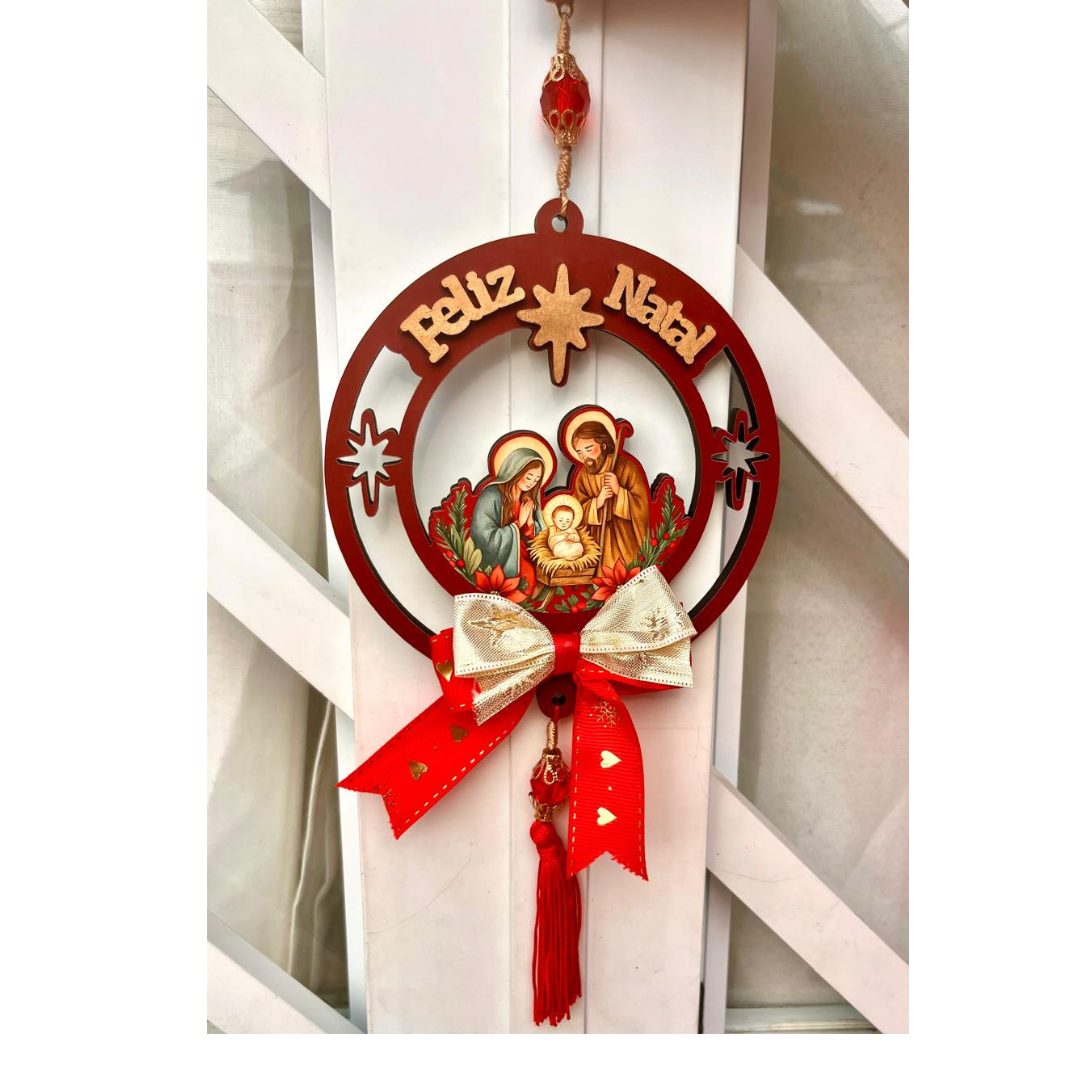 Guirlanda Natalina Vermelha