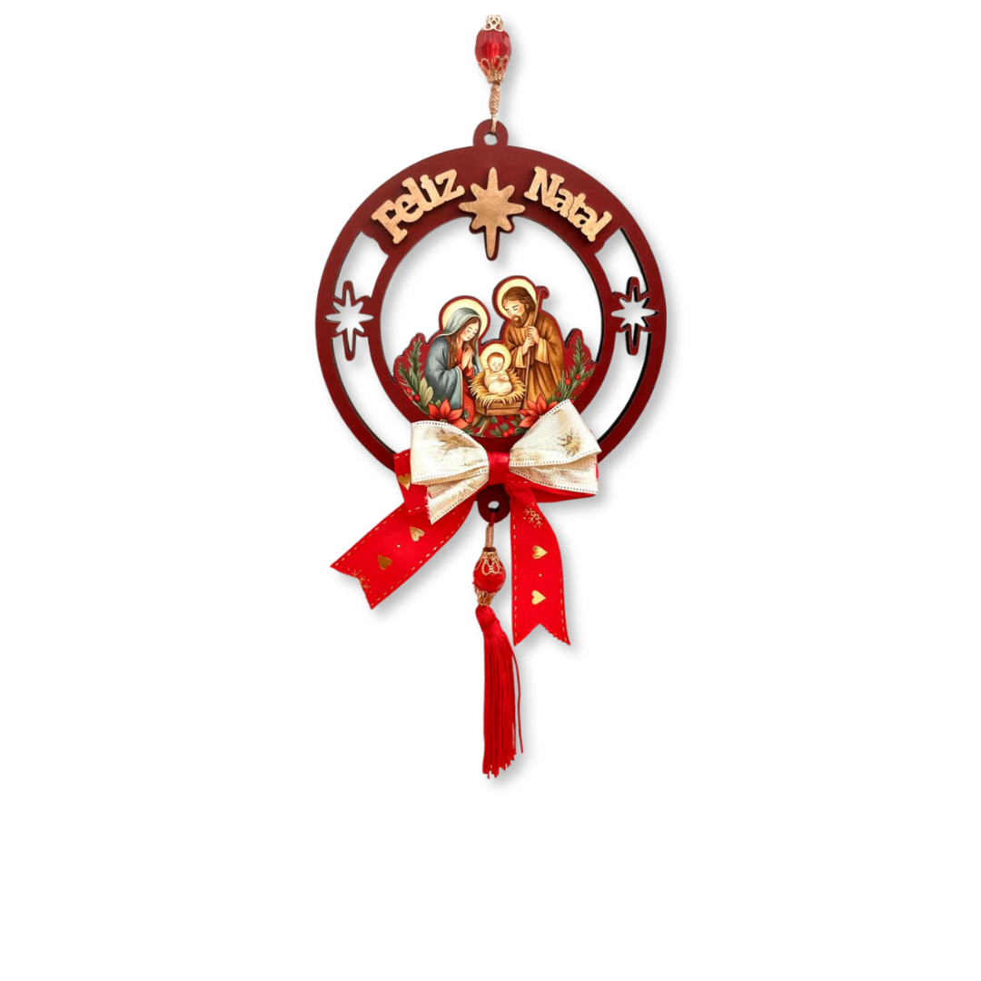 Guirlanda Natalina Vermelha