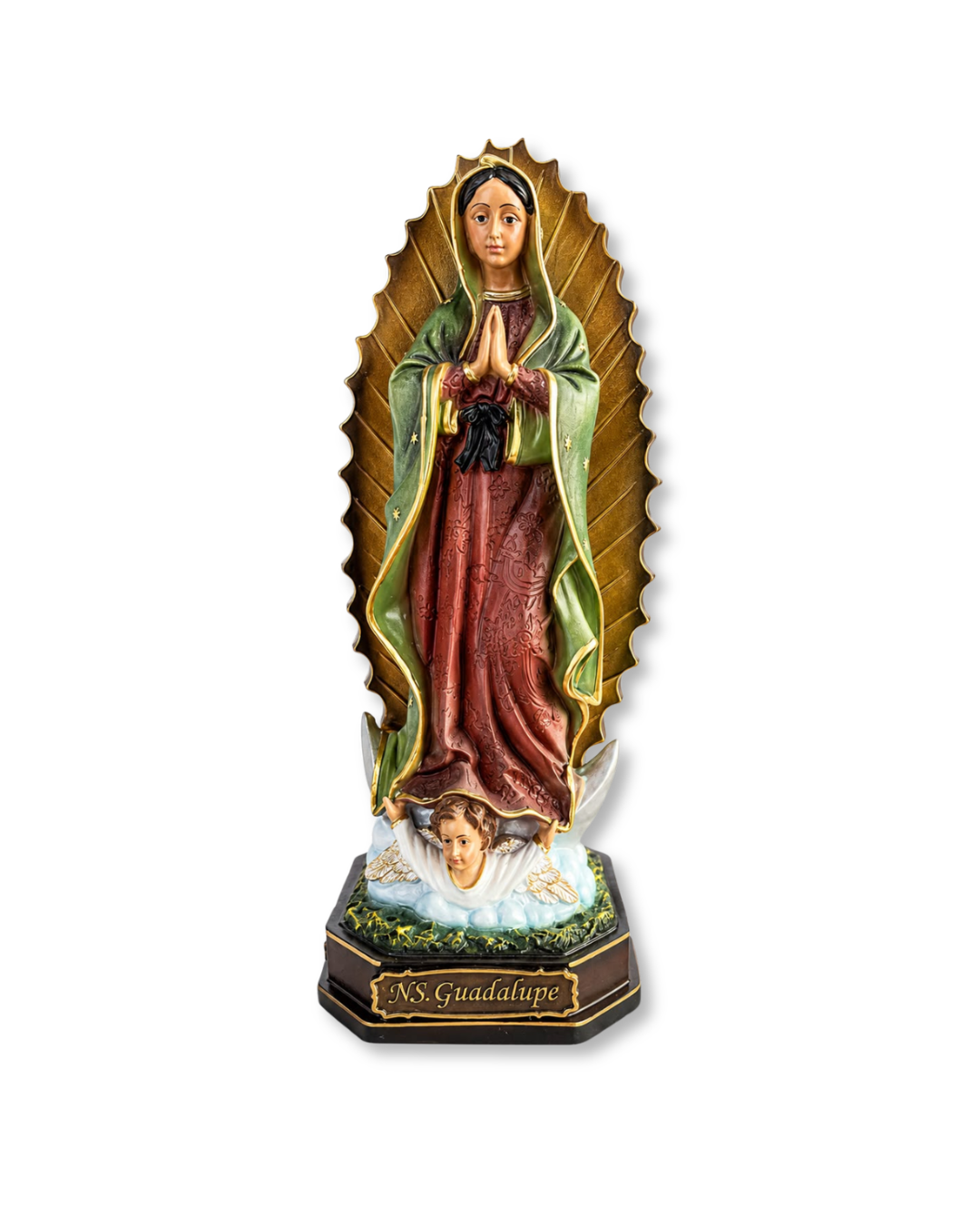 Imagem de Nossa Senhora de Guadalupe  Resina 20cm - Mãe das Américas