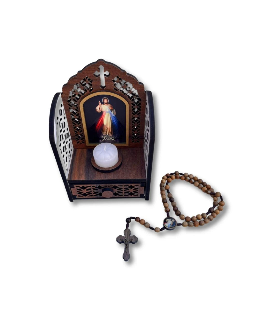 Oratório / Porta terço Jesus Misericordioso