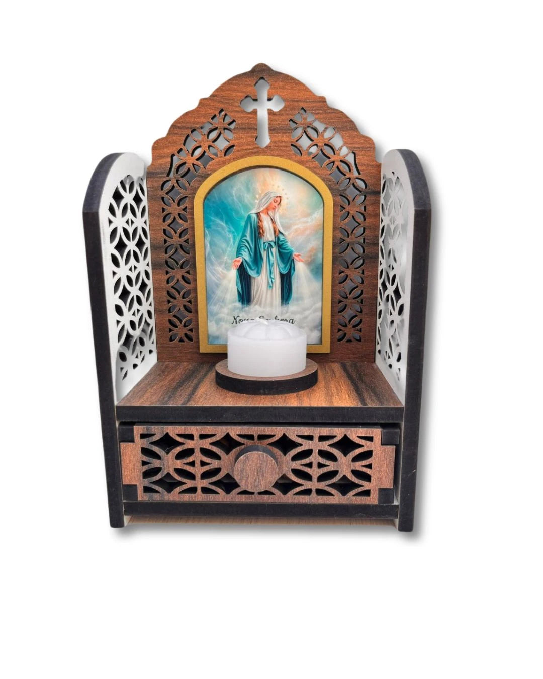 Oratório / Porta Terço  Nossa Senhora das Graças