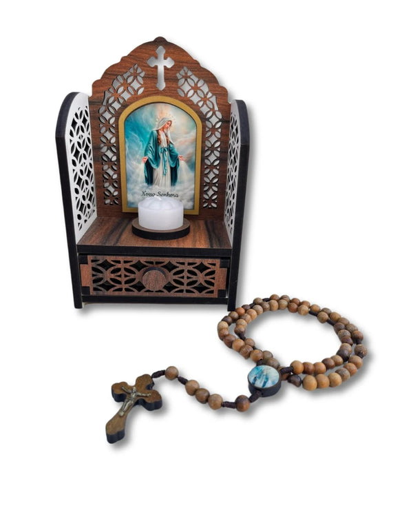 Oratório / Porta Terço  Nossa Senhora das Graças