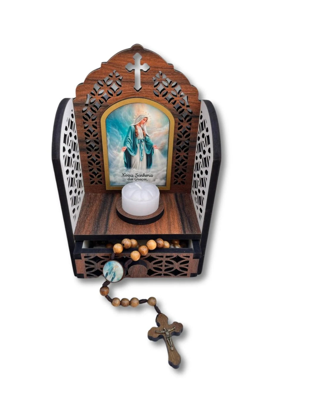 Oratório / Porta Terço  Nossa Senhora das Graças