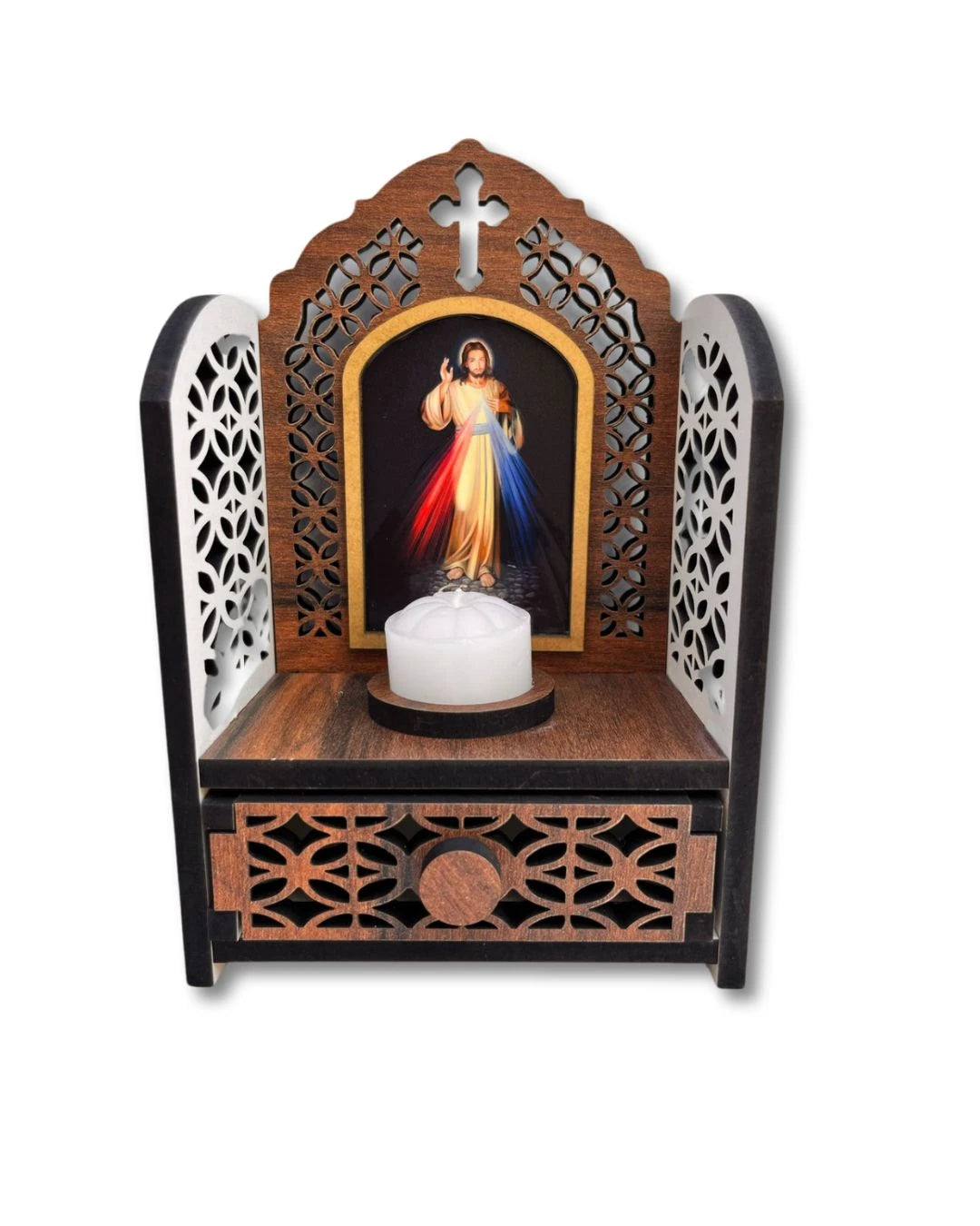 Oratório / Porta terço Jesus Misericordioso