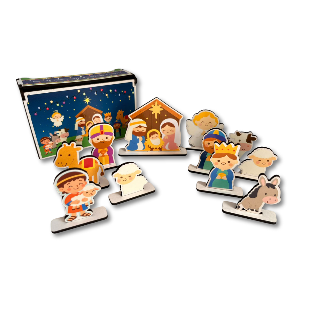 Caixinha Infantil MDF - Meu Presépio