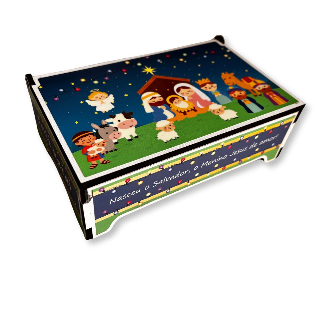 Caixinha Infantil MDF - Meu Presépio