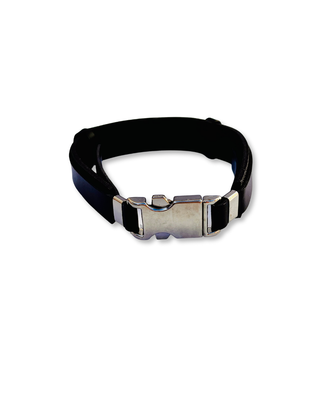 Pulseira de Couro Placa Fé