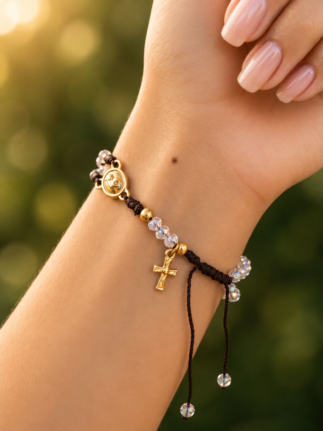Pulseira Terço  Santa Mônica
