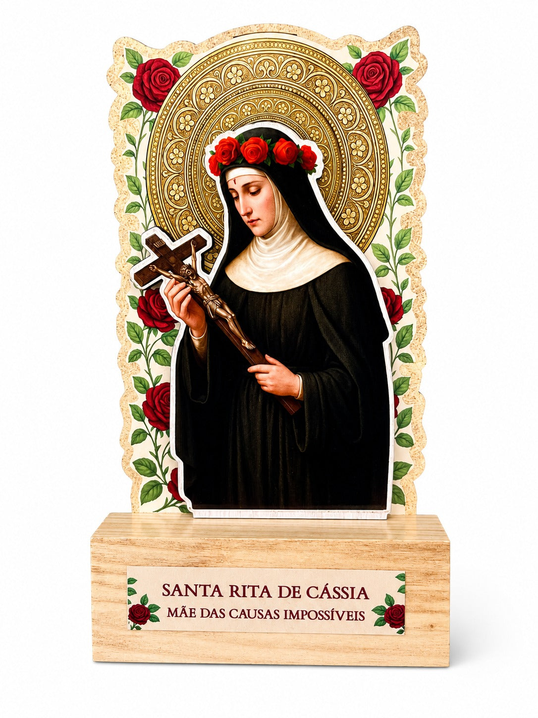 Enfeite de Mesa Santa Rita de Cássia