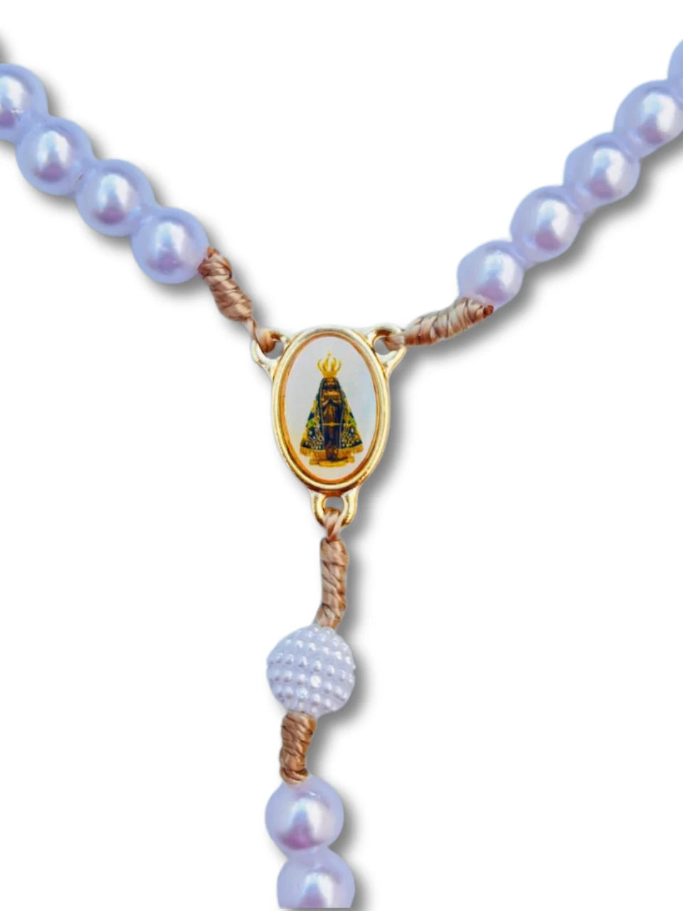 Terço Pérola Branca / Nossa Senhora Aparecida