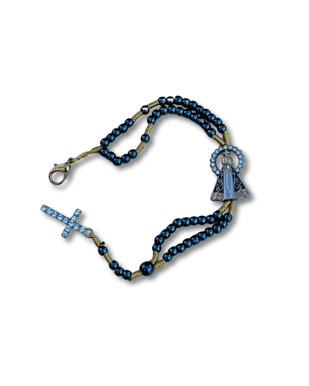 Terço Nossa Senhora Aparecida - Pulseira